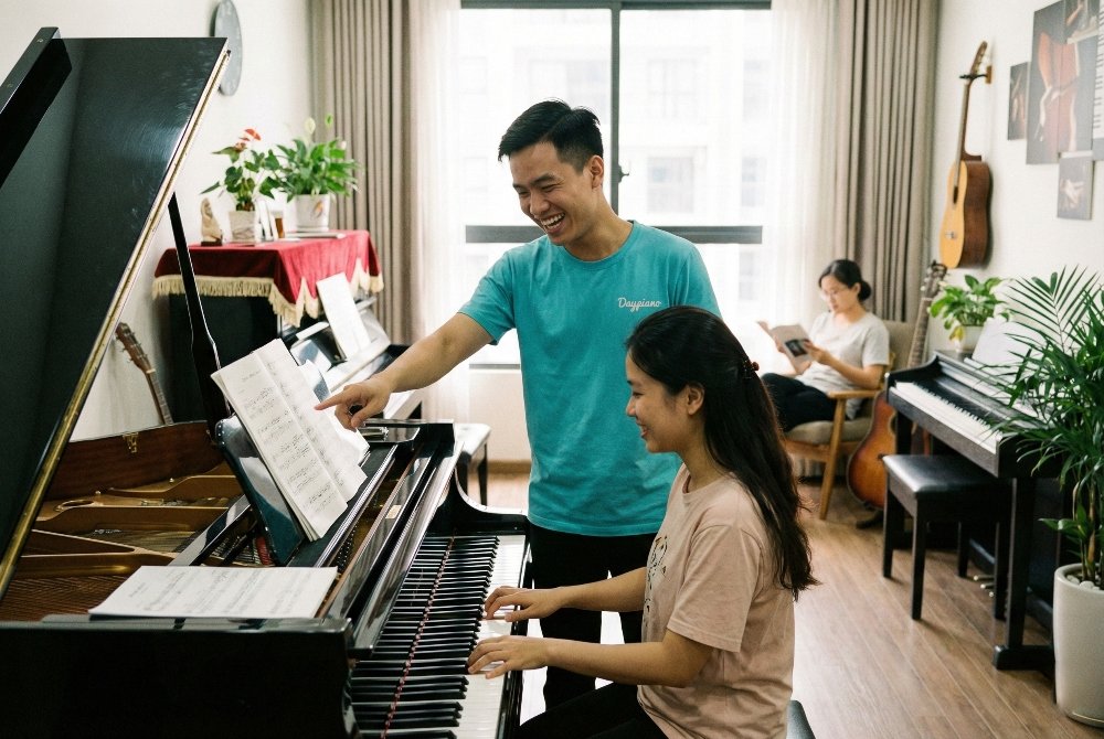 Khóa học Piano đệm hát cơ bản đến chuyên nghiệp 12 Khách hàng nhí tự tin biểu diễn sau khóa đào tạo bài bản tại HocDanPiano