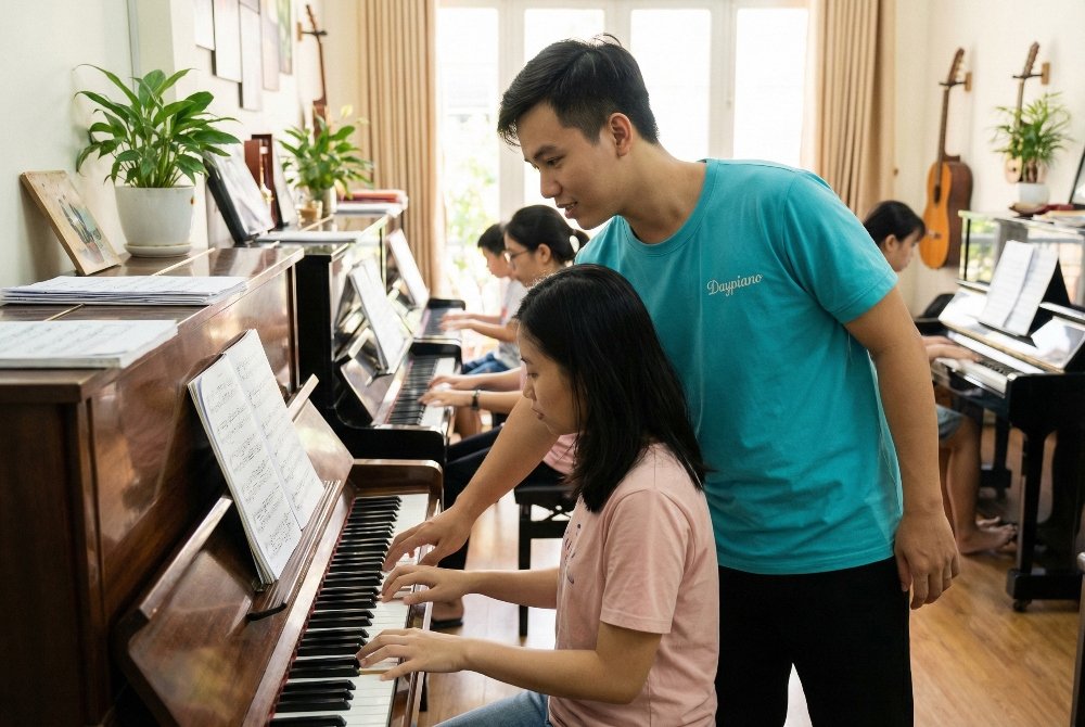 Khóa Học Đàn Piano Cơ Bản Đến Biểu Diễn TPHCM 10 hocdanpiano