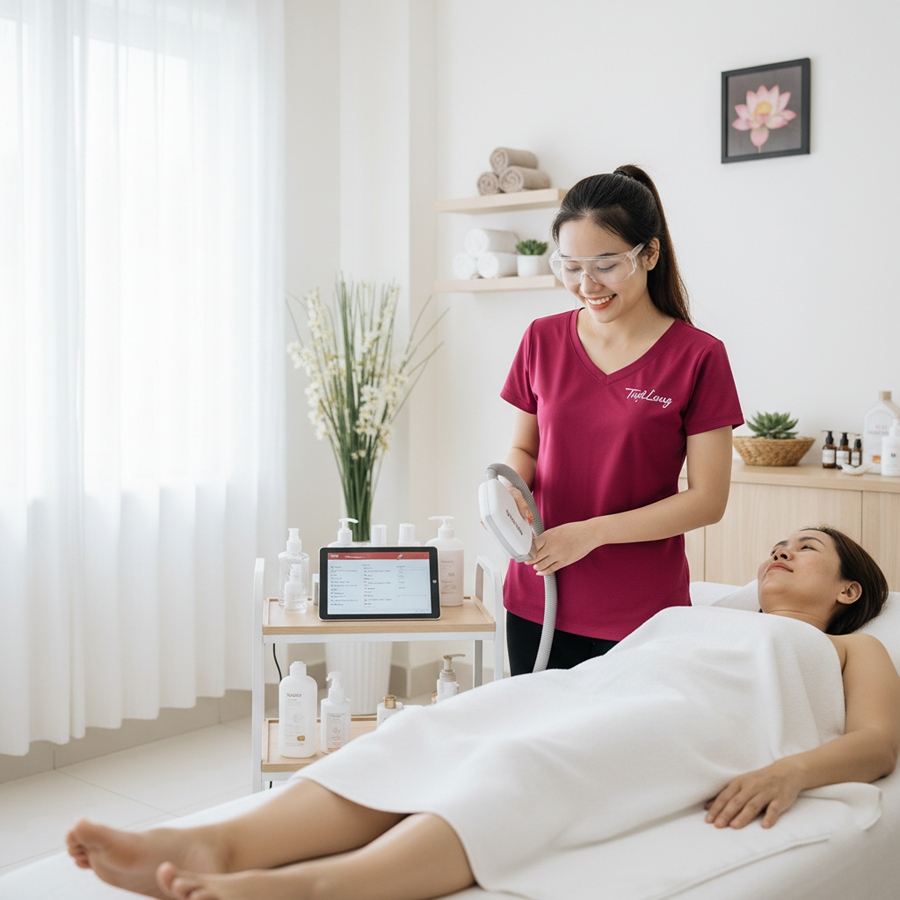 spa triệt lông